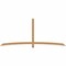 Ekena Millwork Bellingham Timber Gable Bracket, Western Red Cedar, 108"W x 45"H x 1 1/2"D x 3 1/2"F, 10/12 Pitch GBW108X45X0204BEL00SWR - alternate 1